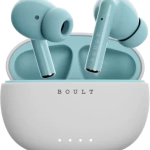 Boult W20 with Zen ENC Mic, 35H Battery Life, Low Latency Gaming, Made in India, 5.3v Bluetooth (Glacier Blue, True Wireless)