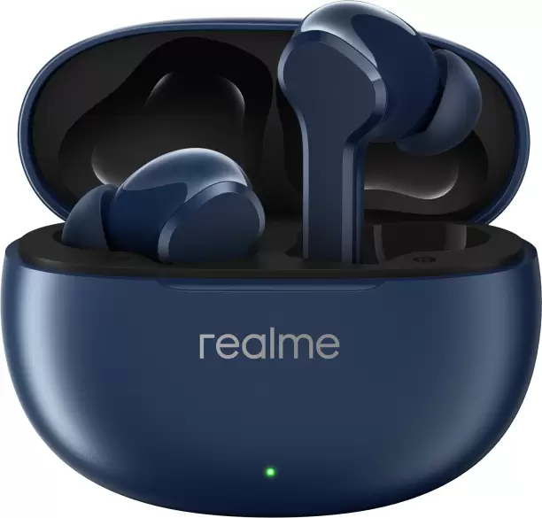 realme Buds T110 (RMA2306) with AI ENC for calls, 38 hours of Playback and Deep Bass Bluetooth (Jazz Blue, True Wireless)